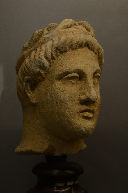 Cyprus, Portrait of a man with a wreath