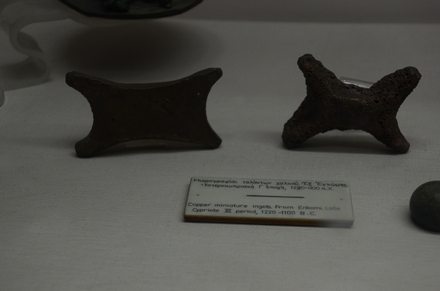 Enkomi, Late bronze miniature ingots
