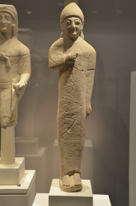 Idalion, Figurine of a man with a cap