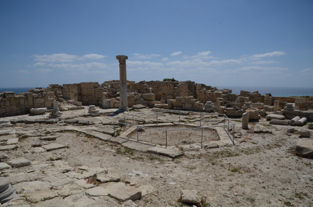Kourion, Remains of 5th century basilica, atrium