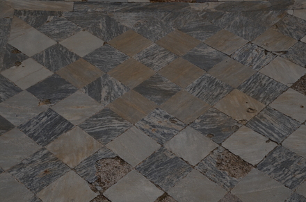 Kourion, Public baths, marble corridor