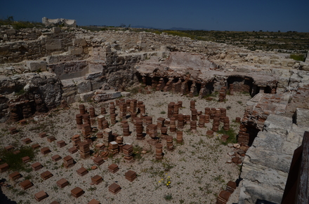 Kourion, Public baths, North east hypocaustum