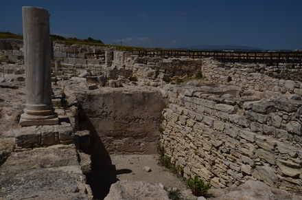 Kourion, Public baths, Hellenistic cistern-reservoir