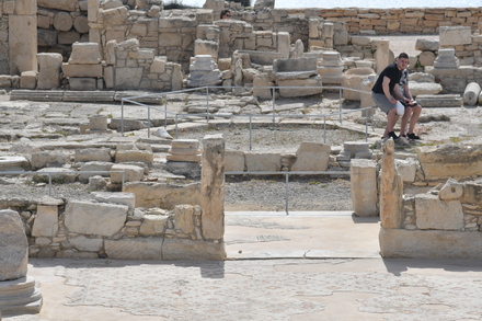 Kourion, Court of the episcopal palace
