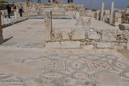 Kourion, Episcopal palace, Aula with mosaic floor