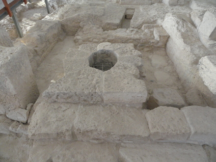 Kourion, Eustolios house, Floor with pit