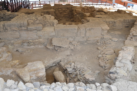 Kourion, Eustolios house, Foundation with hypocaustum