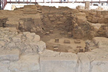 Kourion, Eustolios house, Hypocaustum