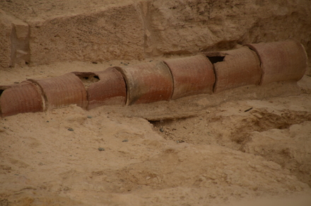 Kourion, Eustolios house, sewer