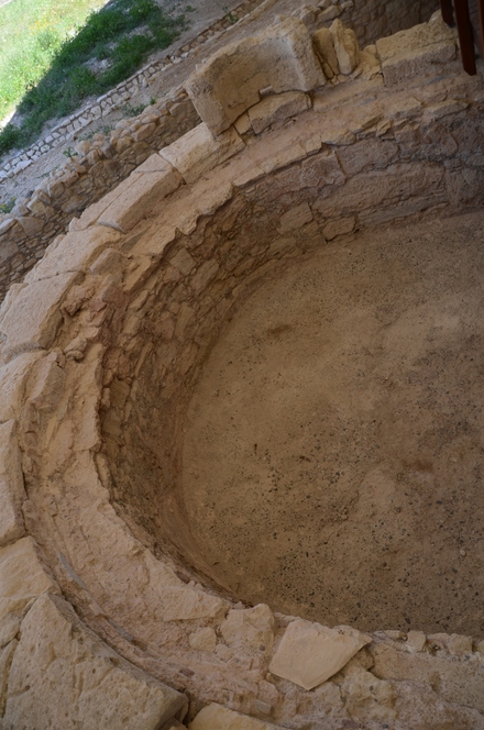 Kourion, Eustolius house, Interior wall