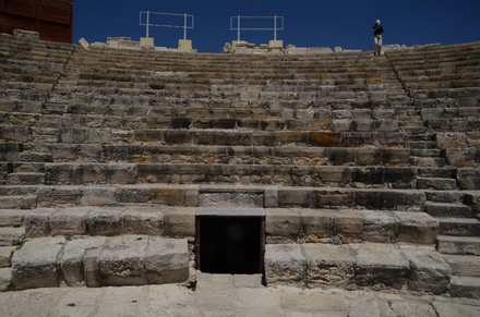 Kourion, Theater, Cavea with seats