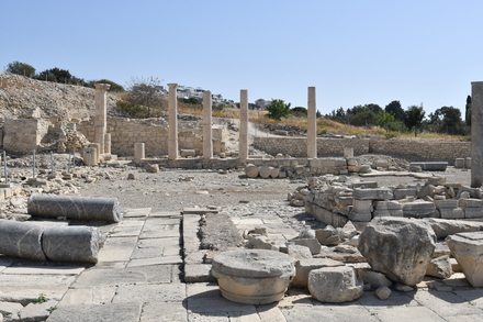 Amathous, Agora, General view