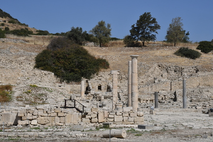 Amathous, Agora, General view