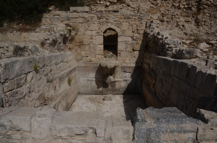 Amathous, Agora, Remains of fountain