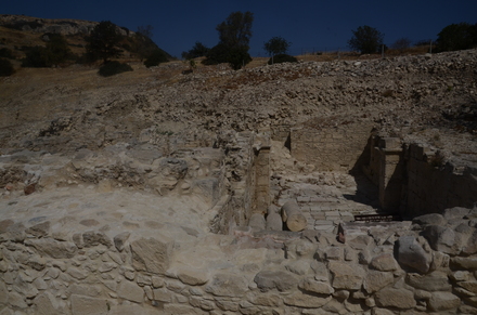 Amathous, Agora, Roman baths