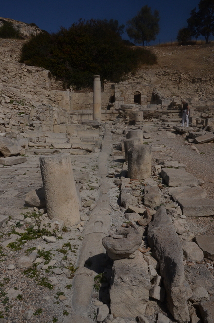 Amathous, Agora, Water conduit
