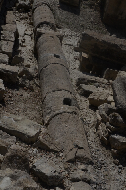 Amathous, Agora, Water conduit