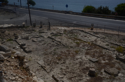 Amathous, Foundations of south west basilica