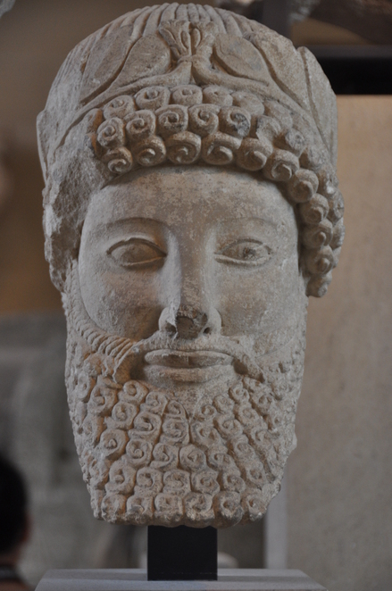 Pyla, Temple of Apollo, Portrait of a bearded man