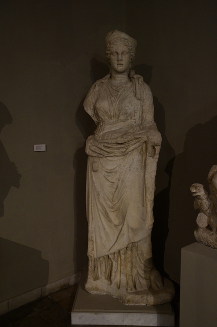 Salamis, Gymnasium, statue of Hera