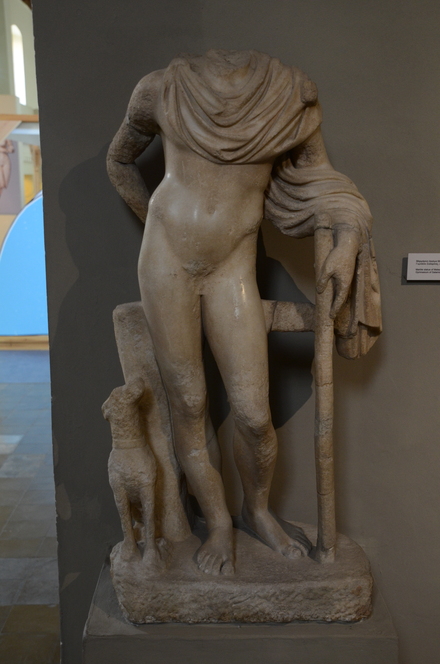 Salamis, Gymnasium, headless statue of Meleager