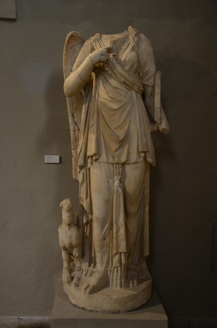 Salamis, Gymnasium, Headless statue of Nemesis