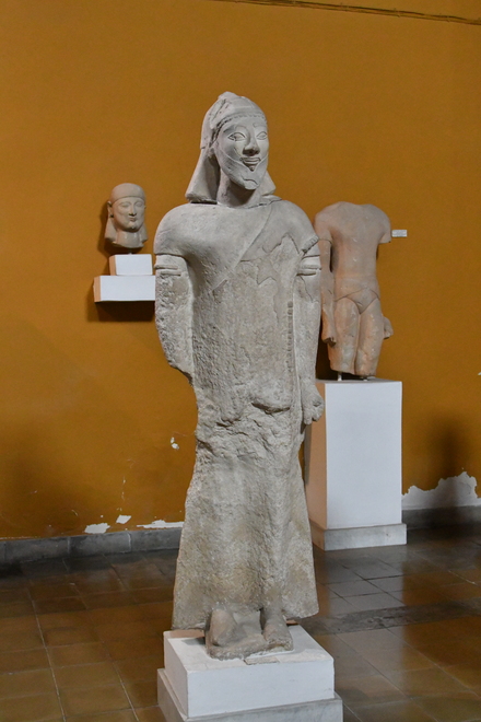 Tamassos, Statue of a bearded votary