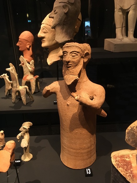 Ayia Irini/Akdeniz, Archaic sanctuary, terracotta warrior