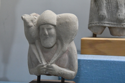 Marion, Bust of a man carrying a lamb(Kriophoros)