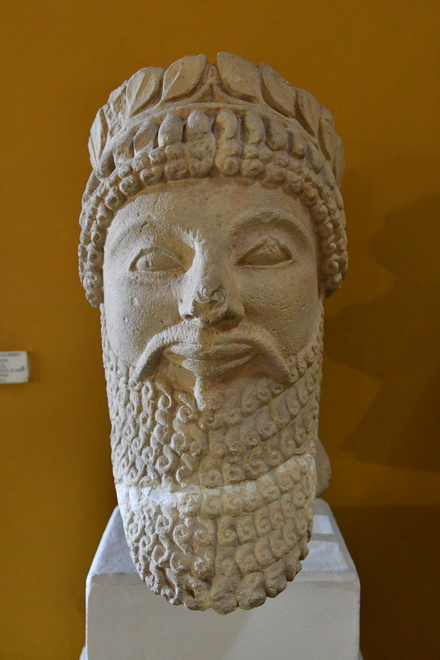 Pergamos, Portrait of a bearded man with a wreath