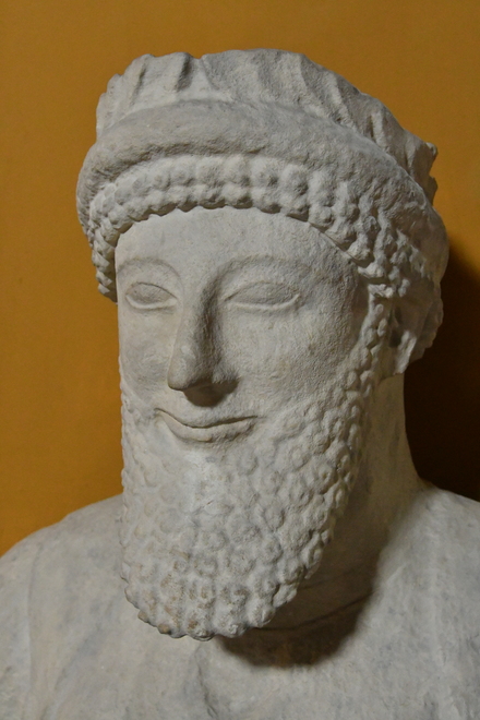 Petrophani, Portrait of a bearded man with a wreath