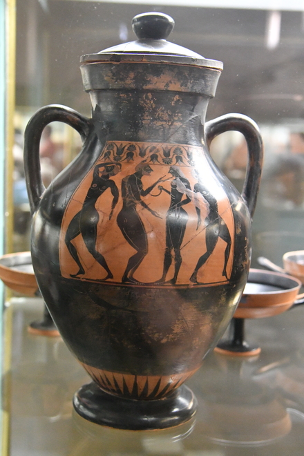 Attic pottery, Erotic scene