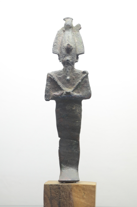 Bronze Archaic-Classical statuette of Osiris