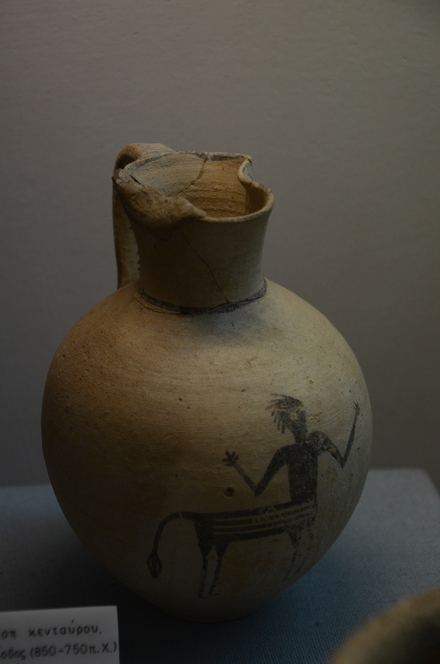 Cypro-Geometric III pottery with centaur