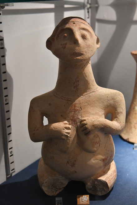Chalcolithic clay female figurine