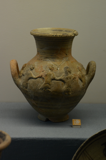 Cypro-Archaic II pottery with dancers