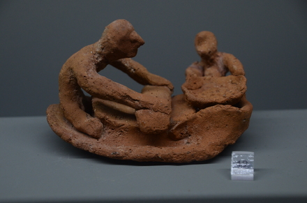 Cypro-Archaic statuette of a kneading person
