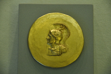 Abukir, Medaillon 2 Alexander the Great with helmet