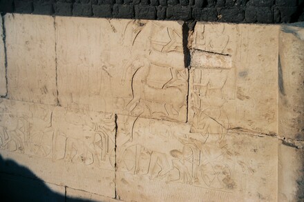 Abydos, Temple for Ramesses II, Relief of the Battle of Kadesh, Cavalry