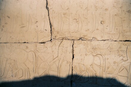 Abydos, Temple for Ramesses II, Relief of the Battle of Kadesh, Chariots