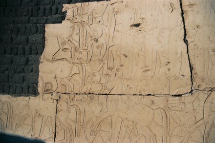 Abydos, Temple for Ramesses II, Relief of the Battle of Kadesh, Chariots