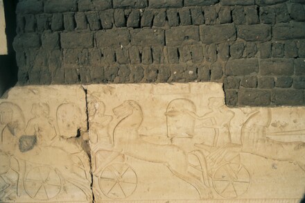 Abydos, Temple for Ramesses II, Relief of the Battle of Kadesh, Chariots