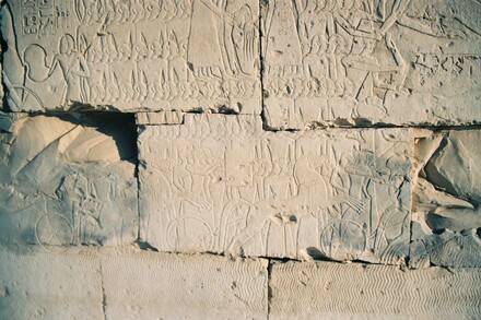 Abydos, Temple for Ramesses II, Relief of the Battle of Kadesh, Masses of people