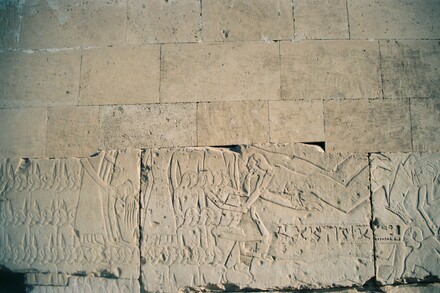 Abydos, Temple for Ramesses II, Relief of the Battle of Kadesh, People