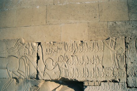Abydos, Temple for Ramesses II, Relief of the Battle of Kadesh, People
