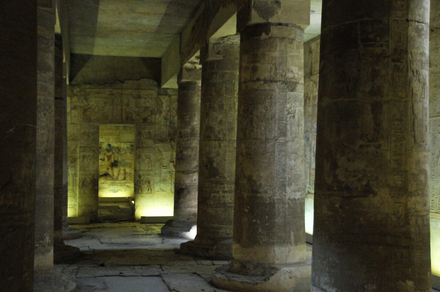 Abydos, Temple of Sety I, Galery with columns