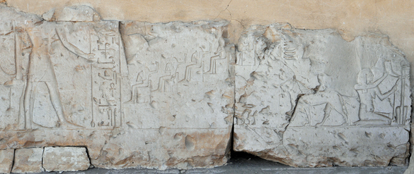 Abydos, Temple of Sety I, Relief