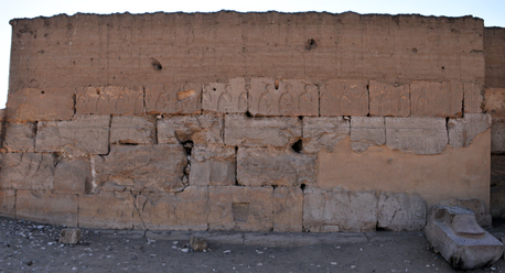 Abydos, Temple of Sety I, Wall with relief of POWs