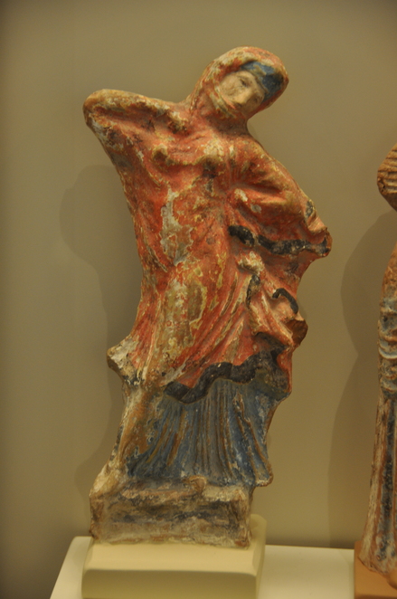 Alexandria, Tanagra female figurine