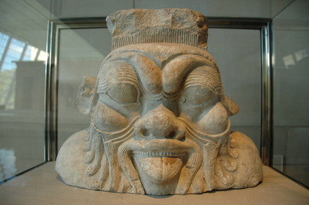 Bubastis, Head of the god Bes, thirtiest dynasty